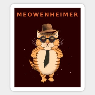 MEOWENHEIMER Parody Design Sticker